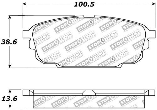 Sport Brake Pads StopTech 309.08920 with Shims and Hardware