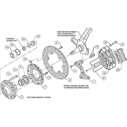 Brake Kit Wilwood 140-14416-DN