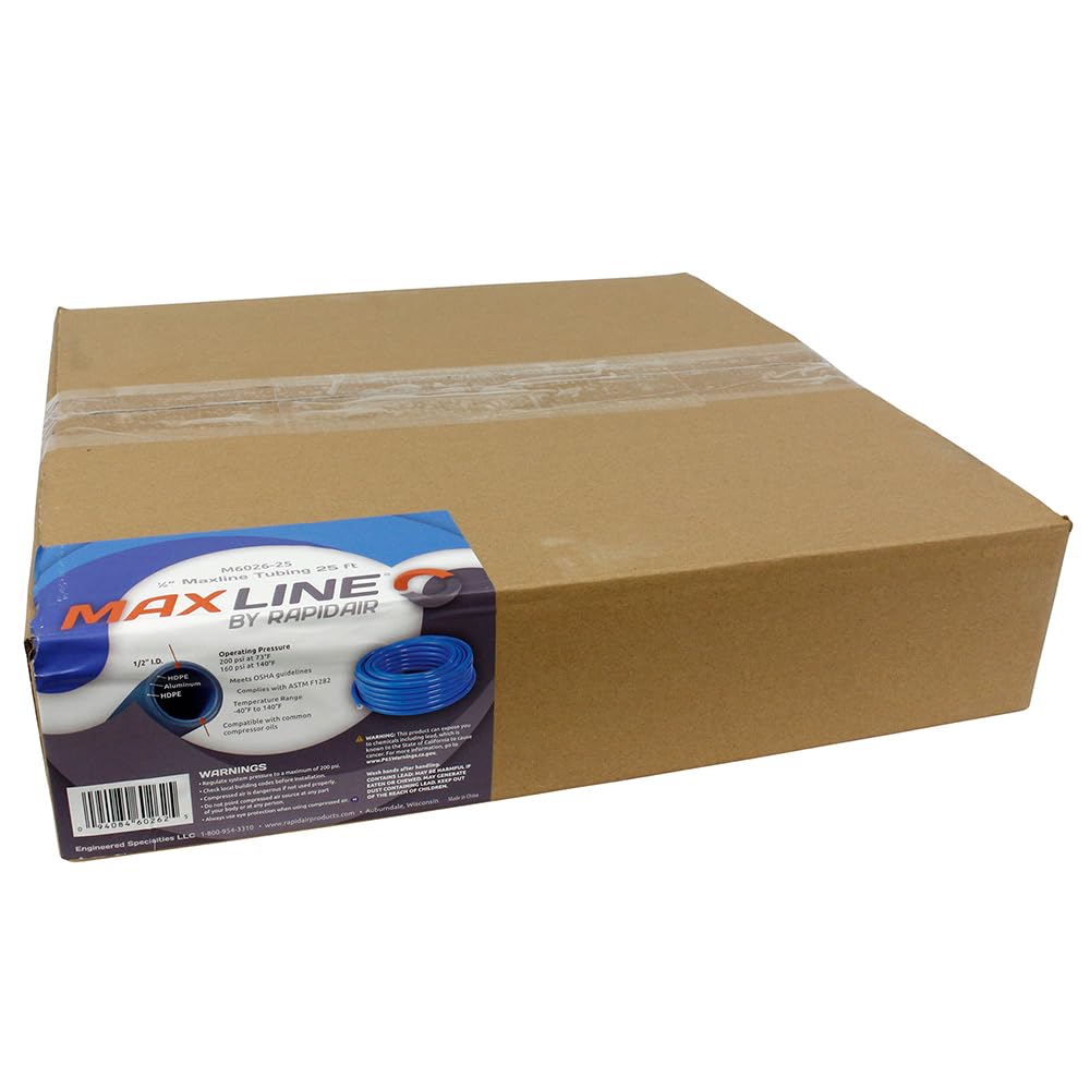 25ft. Roll of RapidAir Maxline 1/2in. Tubing, Max. PSI 190 Model# M6026-25