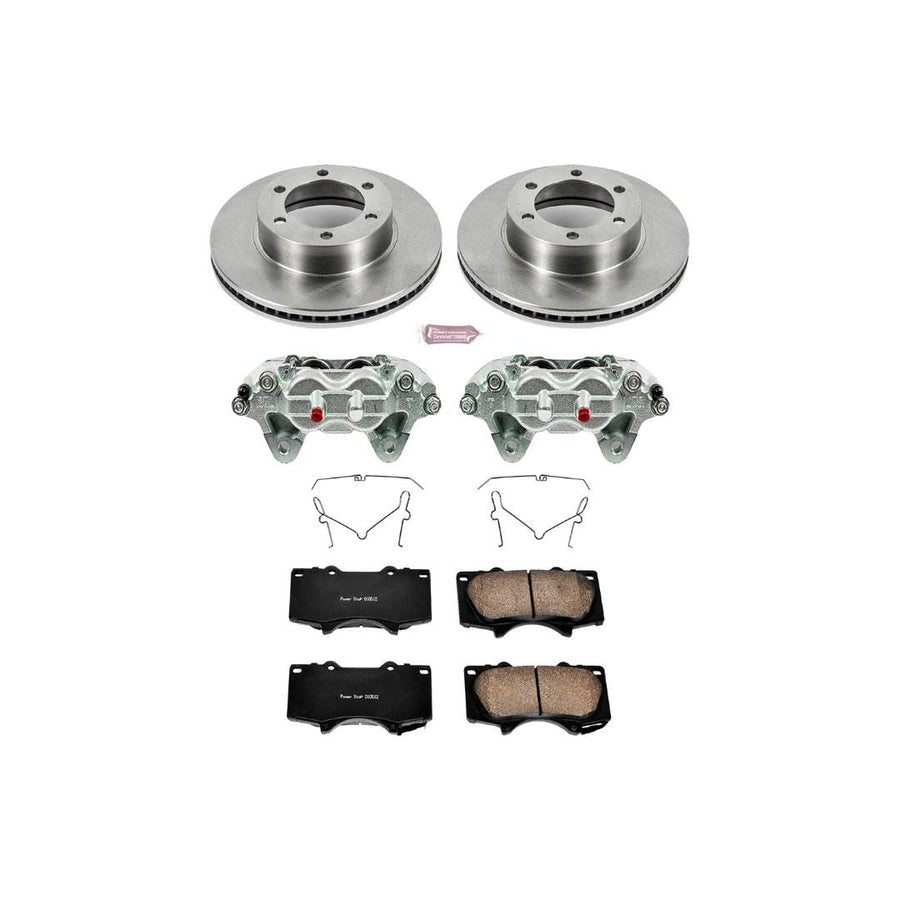 Power Stop Brake Kit For Sequoia Toyota Tundra Caliper Casting #13WL Autospecialty OE Replacement Brake Kit with Calipers KCOE2324