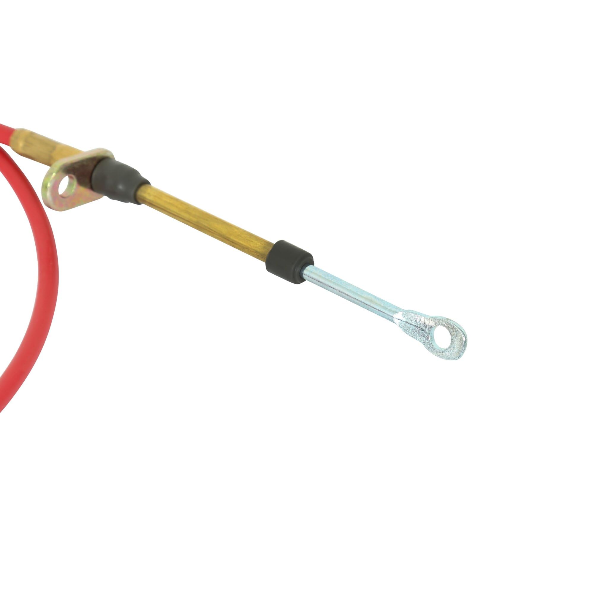 5' Long B&M Performance Shifter Cable , Red 80605