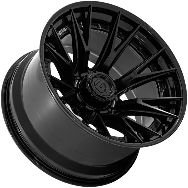 FUEL OFF-ROAD FC402 24X12 CATALYST 8X180 4.77-44mm MATTE BLACK WITH GLOSS BLACK LIP - FC402MX24128844N