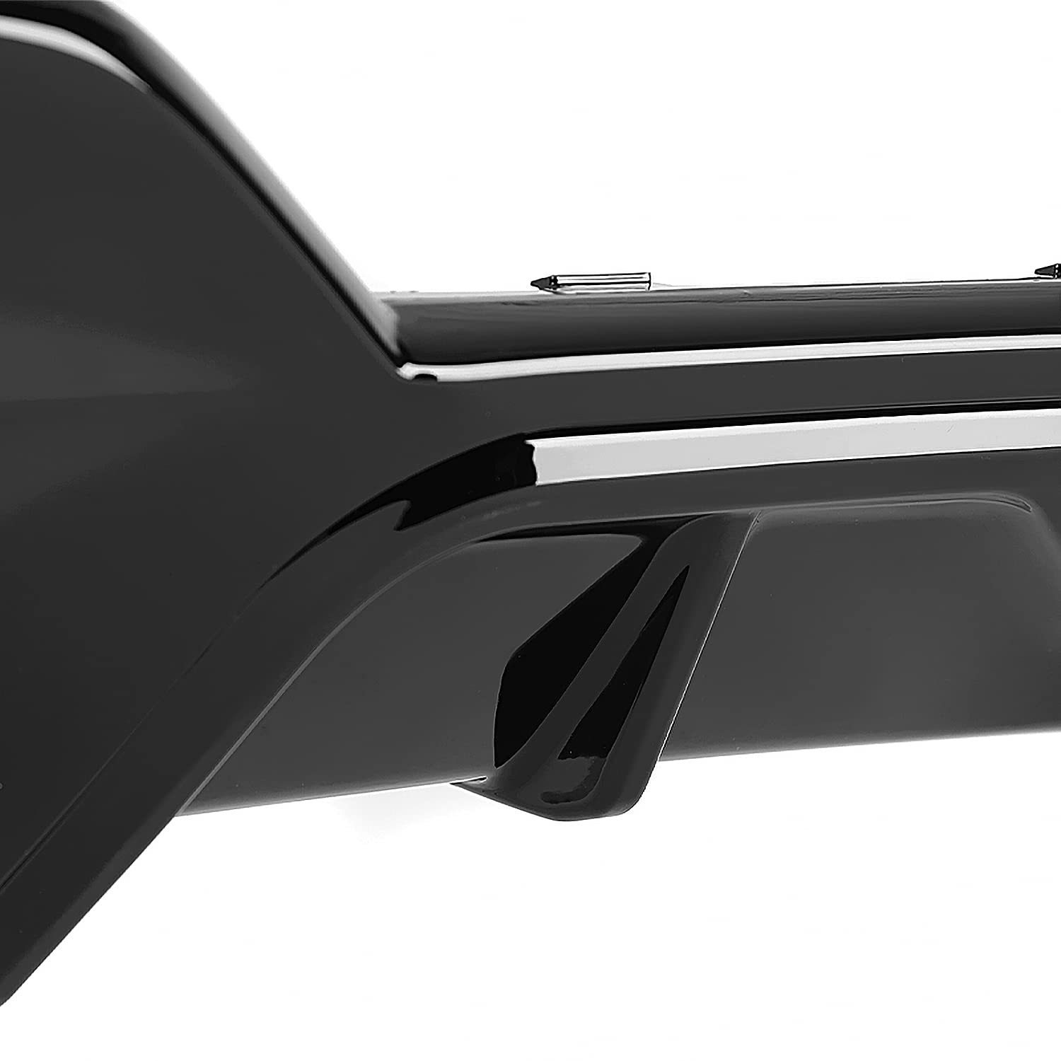 Rear Single Exhaust Diffuser Spoiler Lip Spec-D Tuning Compatible with BMW G20 3 Series M Sport 2019-2020