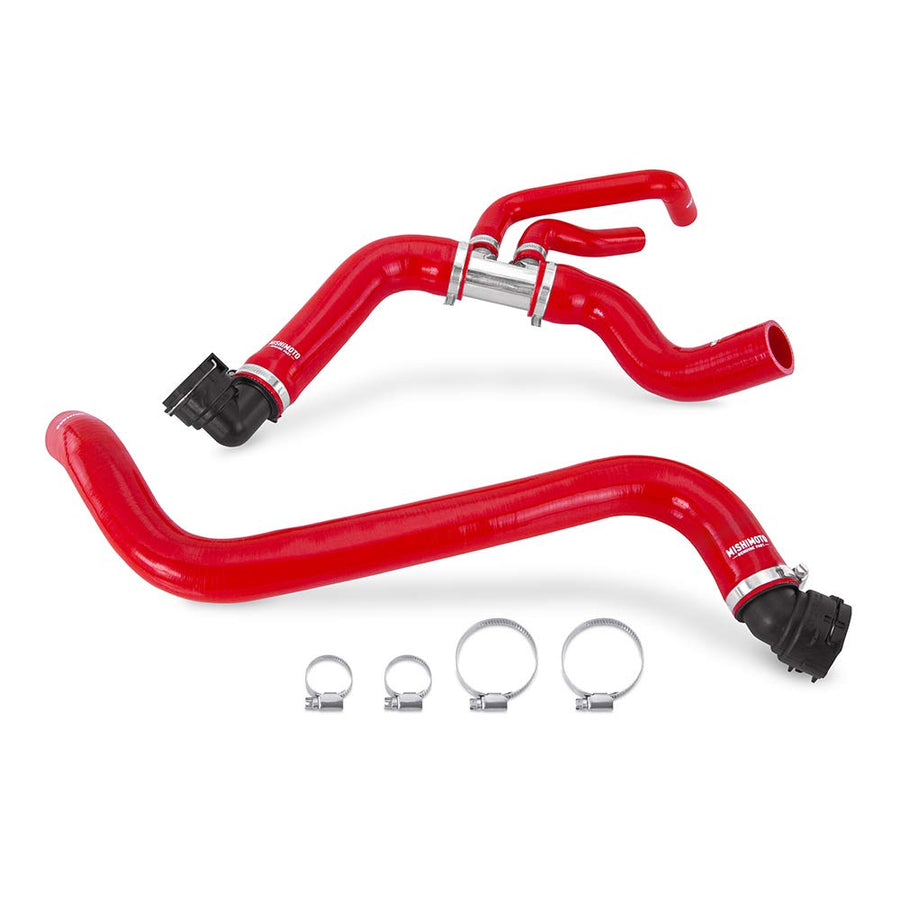 Mishimoto Silicone Radiator Hose Kit MMHOSE-F50-15RD, Compatible With 2015-2017 Ford F-150 5.0L V8, Red