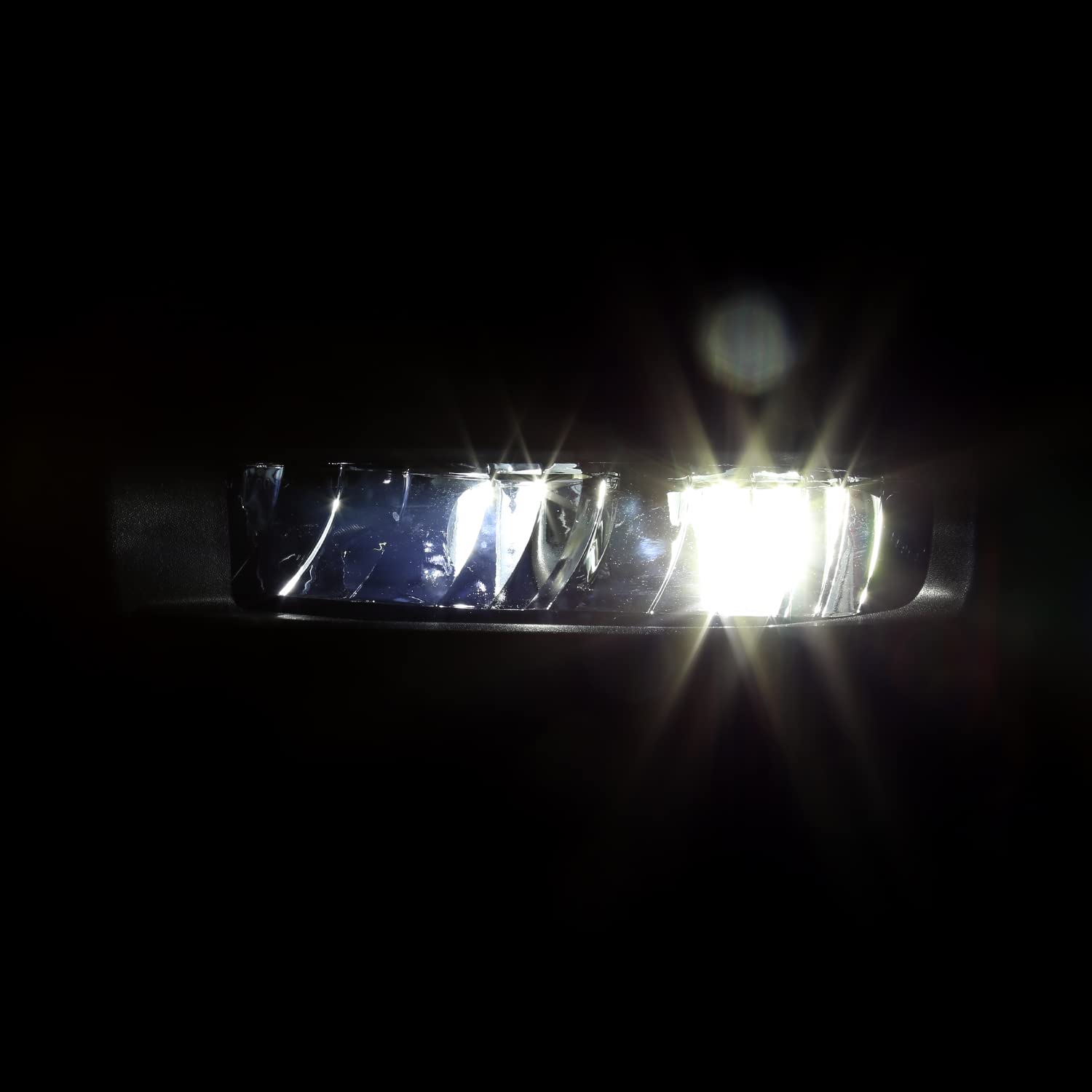 Fog Lamp Spec-D Tuning LED Smoke Lens with Universal Wiring and Switch Compatible with Dodge Ram 1500 2019-2022