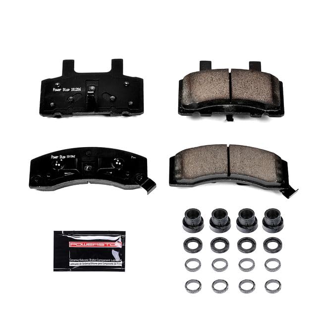 Power Stop Z23-370 Z23 Evolution Sport Carbon Fiber Infused Ceramic Brake Pads with Hardware Front