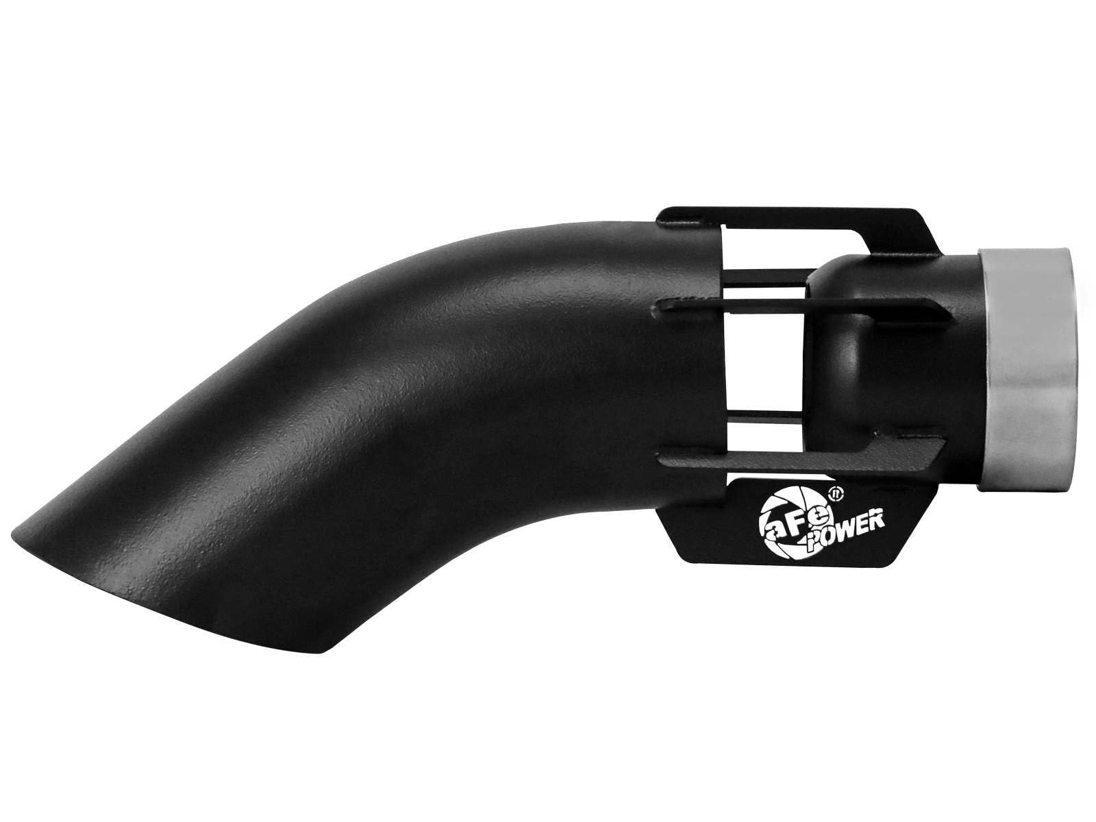 304 Stainless Steel MACH Force-Xp Clamp-on Exhaust Tip Black 3 IN Inlet x 4 IN Outlet x 15 IN L