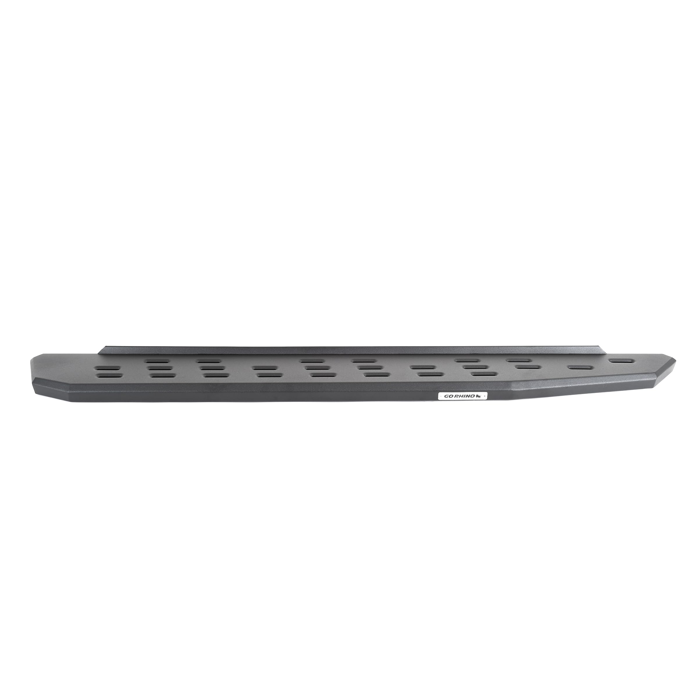 RB30 Running Boards Go Rhino | 57", Galvanized Steel, Textured Black | 69600057PC