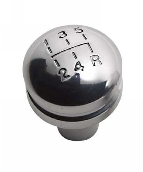Rampage Products Billet Polished Shift Knob for Jeep Wrangler TJ | 5-Speed Shift Pattern, Aluminum Billet, Polished | 46005 | Fits 1987-1995 Jeep Wrangler YJ / 1997-2006 Jeep Wrangler TJ
