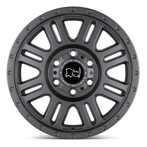 Black Rhino YELLOWSTONE Hard Alloys 16X8, 5X130, 6.27, +45mm MATTE GUNMETAL - 1680YWN455130G78