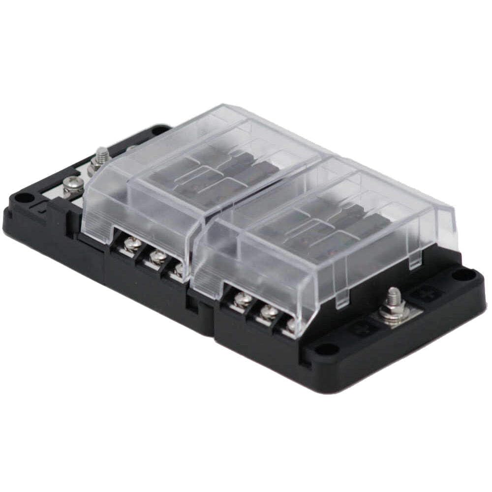 Egis Fuse Block RT 12 Position w/Ground & LED Indication