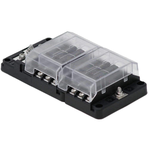 Egis Fuse Block RT 12 Position w/Ground & LED Indication