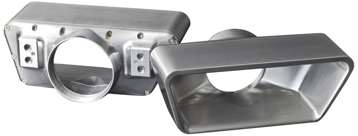 Goolsby Edition Lokar Raw Billet Aluminum Exhaust Tips
