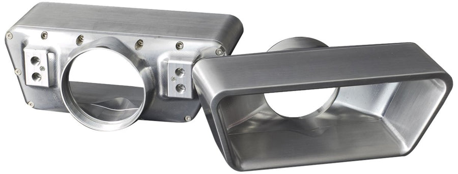 Goolsby Edition Lokar Raw Billet Aluminum Exhaust Tips