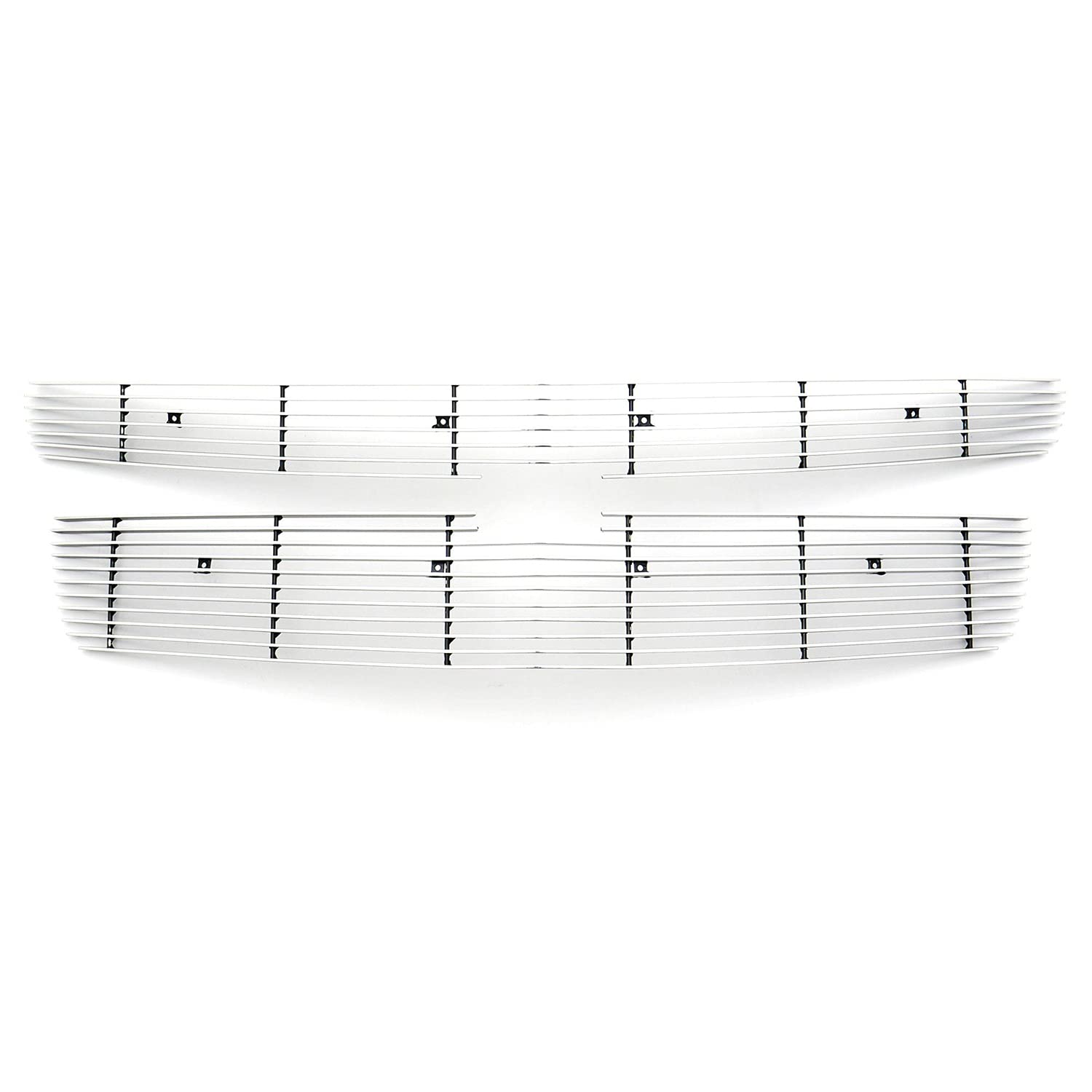 T-Rex Grilles Billet Grille, 2015-2020 Suburban, Tahoe LT, LTZ Polished, 2 Pc, Overlay - PN #21055