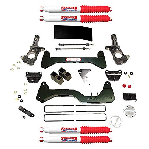 Skyjacker Suspension Lift Kit C9661K-NSP-N w/Shock Nitro Shocks 6 in. Lift Incl. Rear Block And Add-A-Leafs No Skid Plate