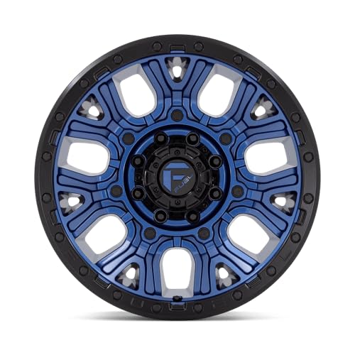 D827 TRACTION FUEL OFF-ROAD 20X9, 8X180, 5.04, 1mm DARK BLUE WITH BLACK RING - D82720901850