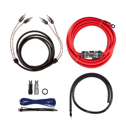 4 AWG T-Spec v12 Amp Kit - 2400 W with RCA Cable