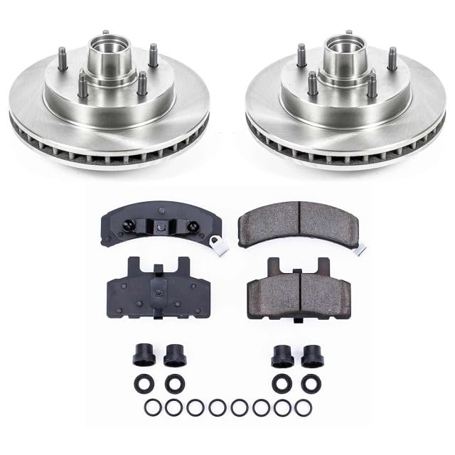 Power Stop Autospecialty KOE4875 Front Replacement Brake Kit-OE Brake Rotors & Ceramic Brake Pads For Dodge Ram 1500 1994-1999 [Model Specific]