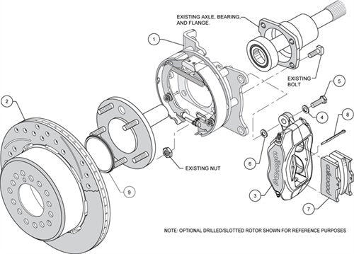 P/S FDLI Park Brake Kit, Red