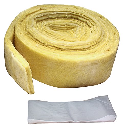 M-D Building Products 04929 25 ft. Fiberglass Insulation Pipe Wrap 1/2 in. X 3 in.