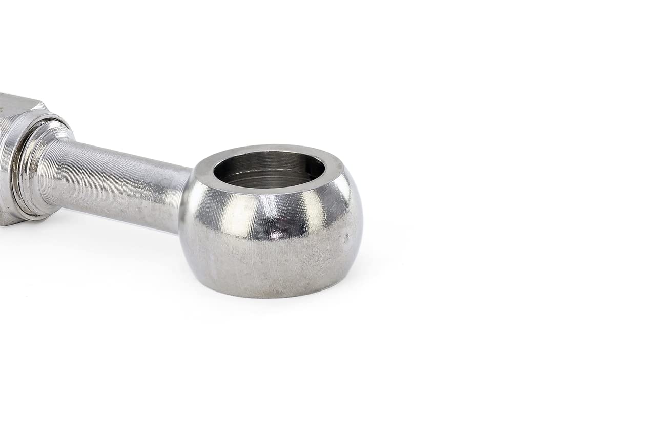 10mm Banjo HPS Performance Straight -3 Stainless AN Hose End, 350-0003SSB