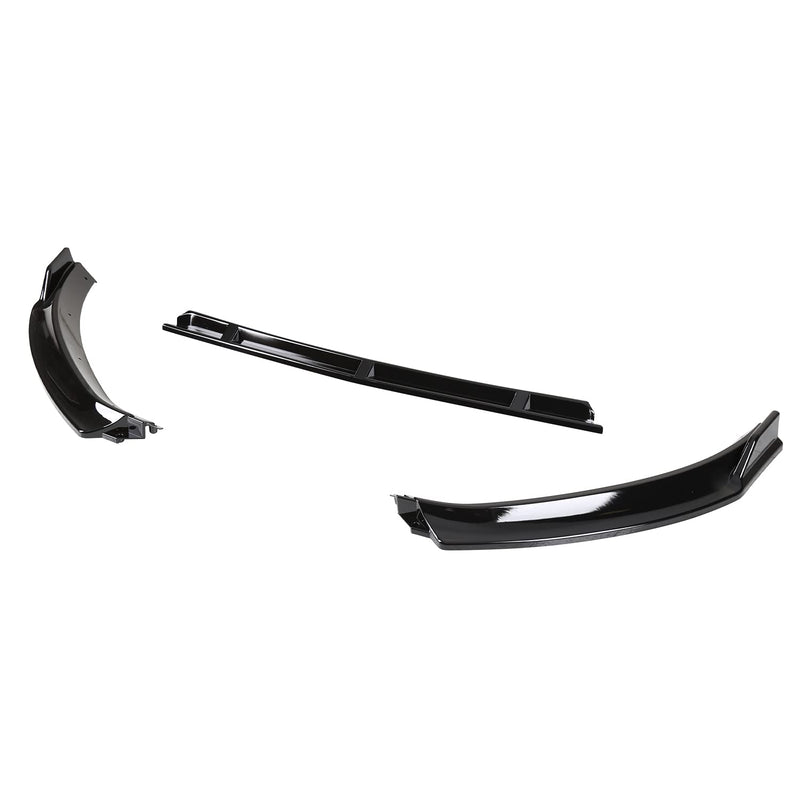 Glossy Black Spec-D Tuning Front Bumper Lip Spoiler Splitter Compatible with 2014-2017 Volkswagen Golf MK7