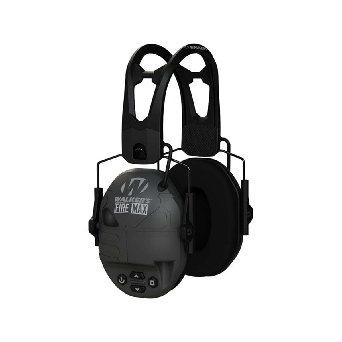 Walker's Lightweight Rechargeable Shooting Hunting Range Electronic Slim Low Profile Hearing Protection FireMax Earmuffs