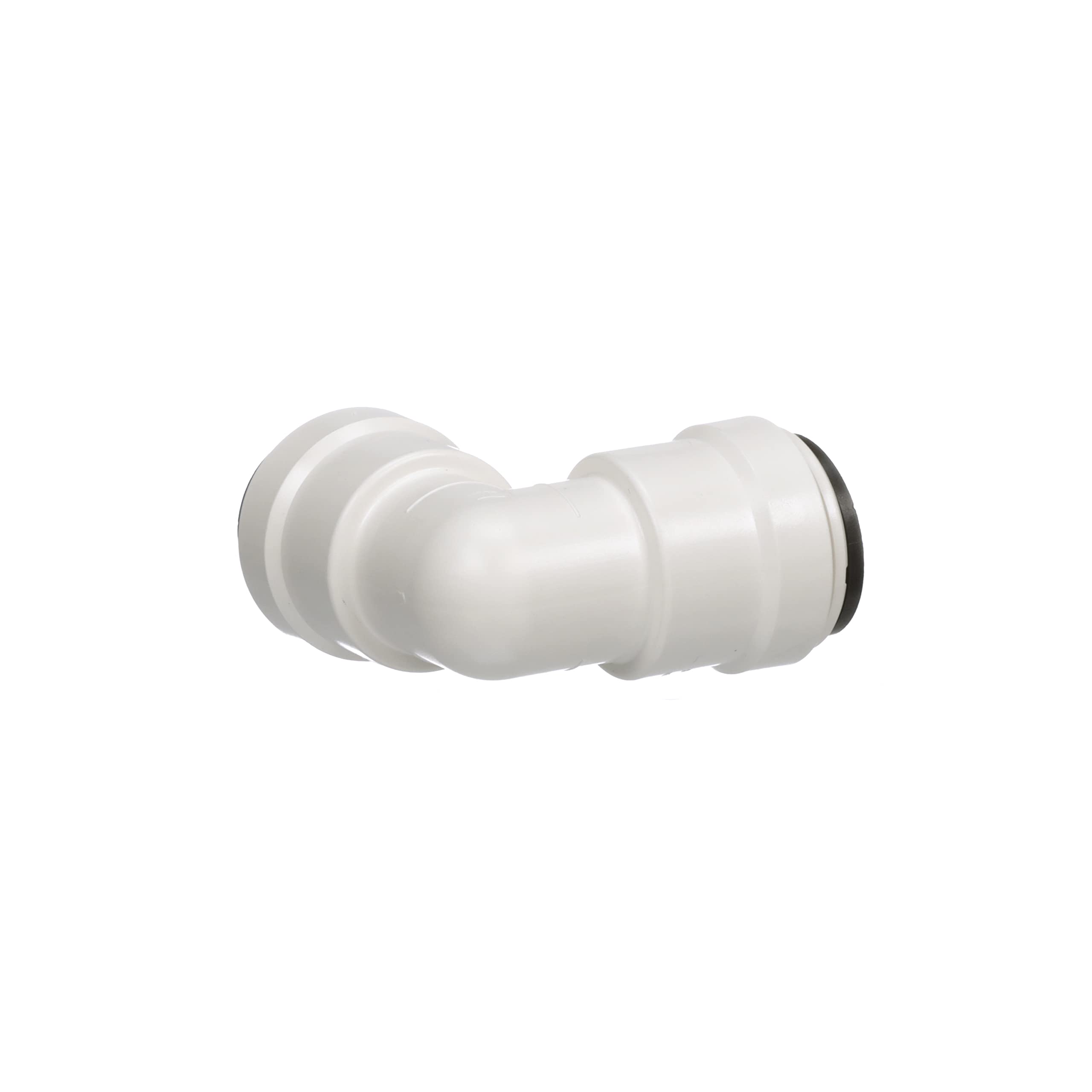 AquaLock Watts 3517-10 Plastic Series, 1/2" CTS x 1/2" CTS Off-White Lead-Free Polysulfone Union Elbow Fitting, O-Ring, Quick Push-to-Connect Design, Tool-Free Installation