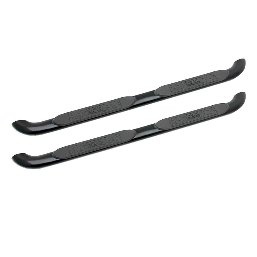 Platinum 4 Westin 21-2775 Oval Nerf Bars fits 2005-2023 Tacoma Double Cab Black Pair