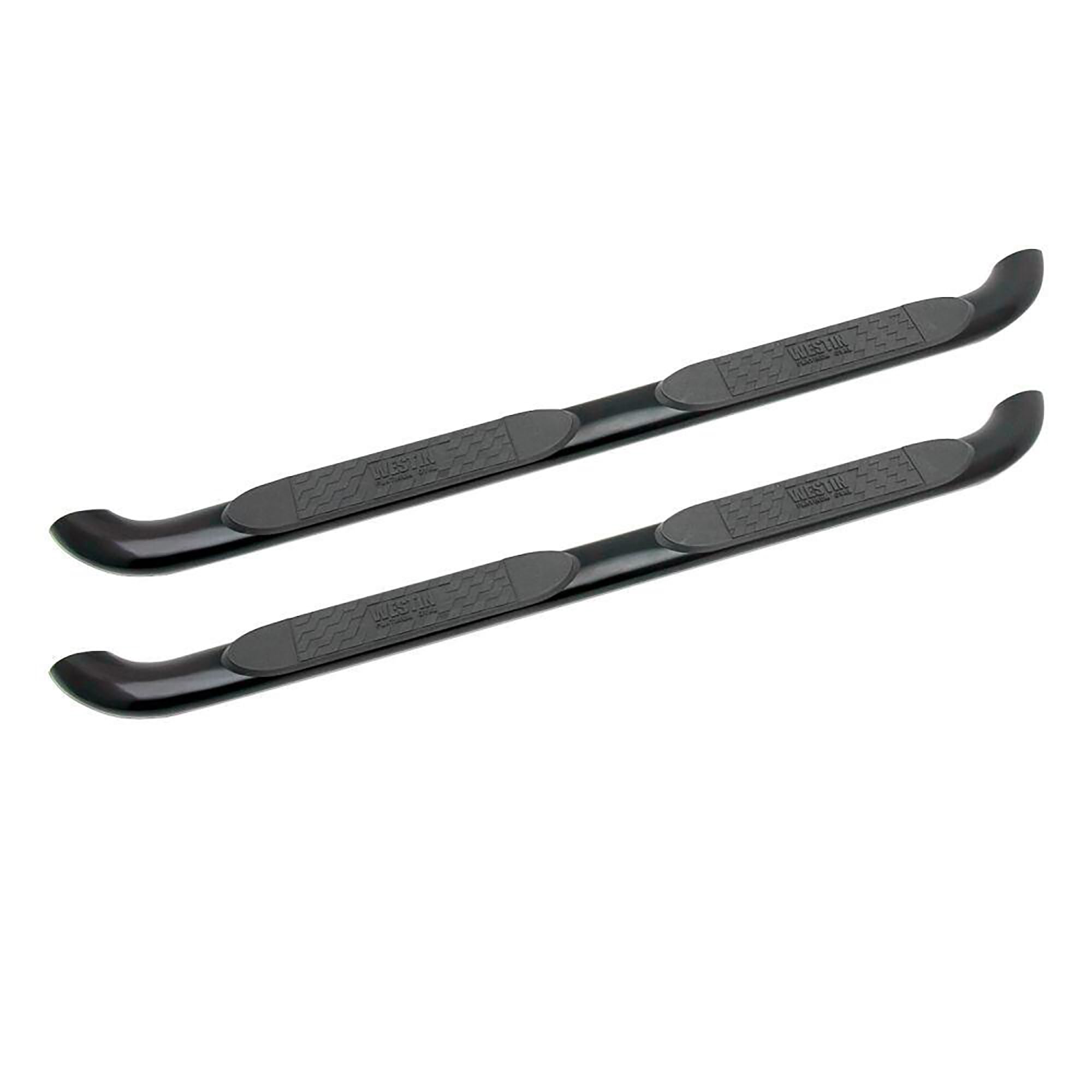 Platinum 4 Westin 21-2775 Oval Nerf Bars fits 2005-2023 Tacoma Double Cab Black Pair