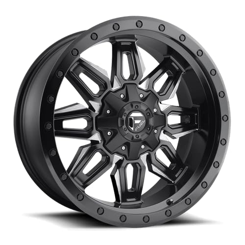 1PC Fuel D591 20X9 5X5.5/150 MT-BLK-MIL 01MM - D59120907050