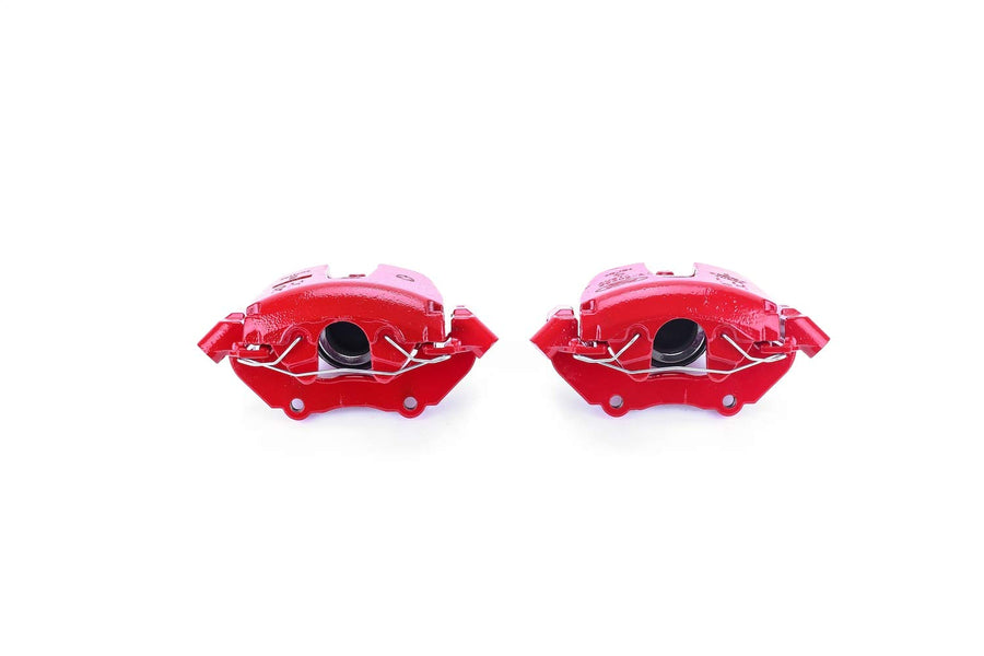 Power Stop S2942A Front Pair of High-Temp Red Powder Coated Calipers For Mazda, Volvo C30, Volvo, Volvo C70, Volvo S40, Volvo V50, Volv [Model Specific]