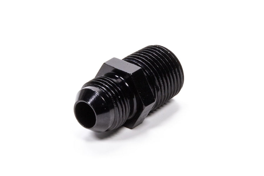 Black Fragola -8AN x 1/2 NPT Straight Adapter