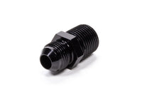 Black Fragola -8AN x 1/2 NPT Straight Adapter