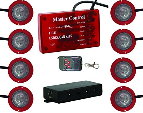 Vision X HIL-STR Lighting Red LED Strobe and Rock Light Kit