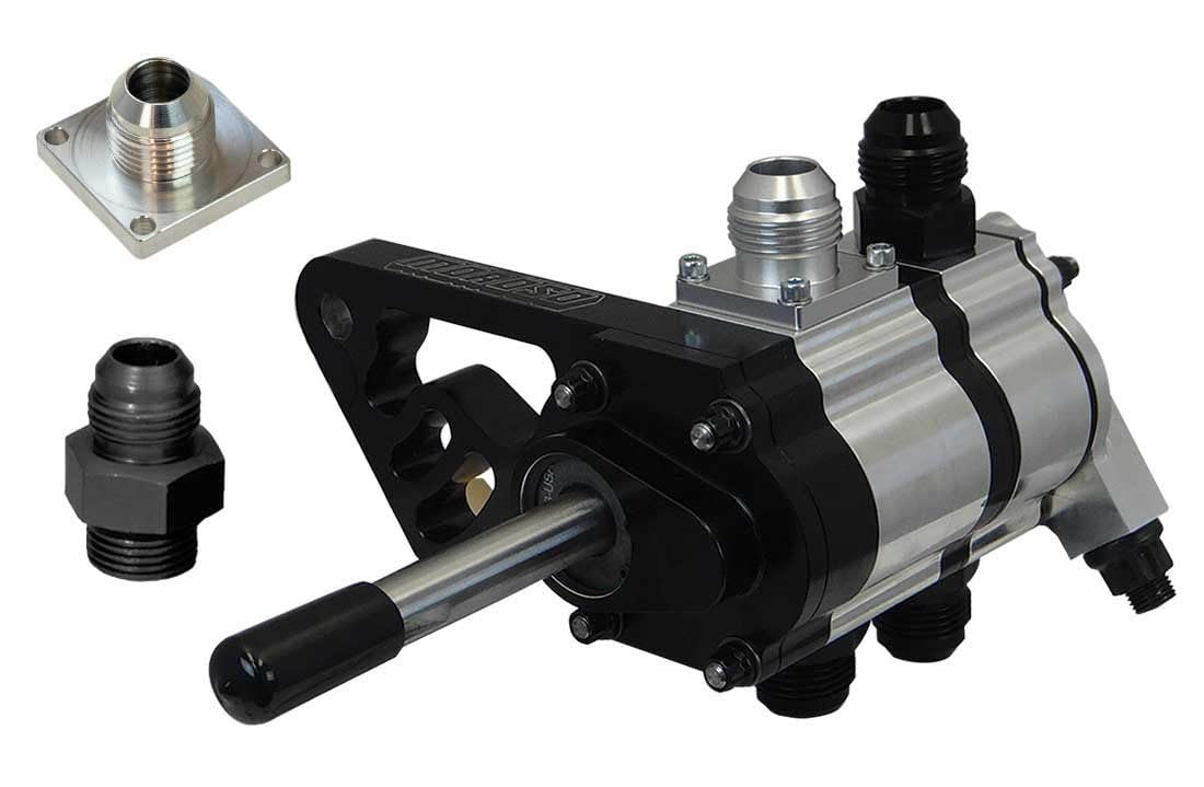 Moroso Two Stage 22362 External Oil Pump w/Rear Fuel Pump Drive, Driver's Side Door Car Mount