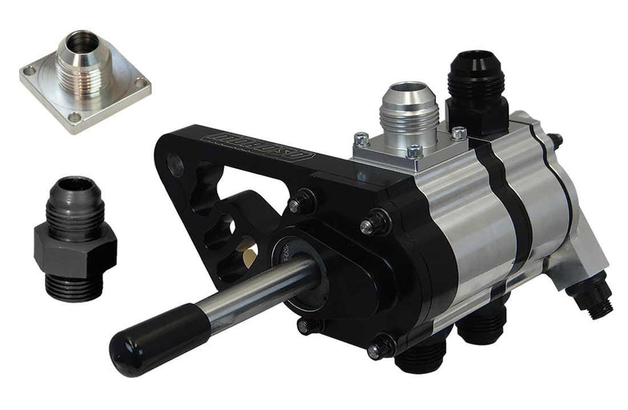 Moroso Two Stage 22362 External Oil Pump w/Rear Fuel Pump Drive, Driver's Side Door Car Mount