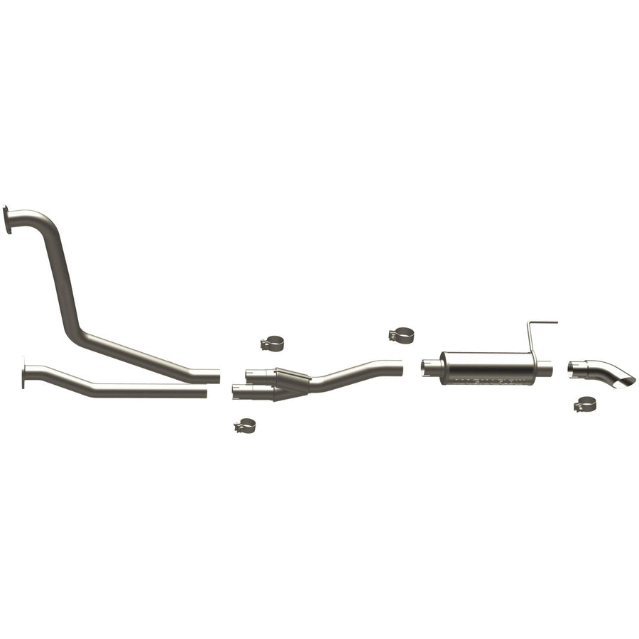 Performance Exhaust System MagnaFlow 17109: Cat-Back, Off Road Pro Series, Compatible with 2007-2015 Nissan Titan