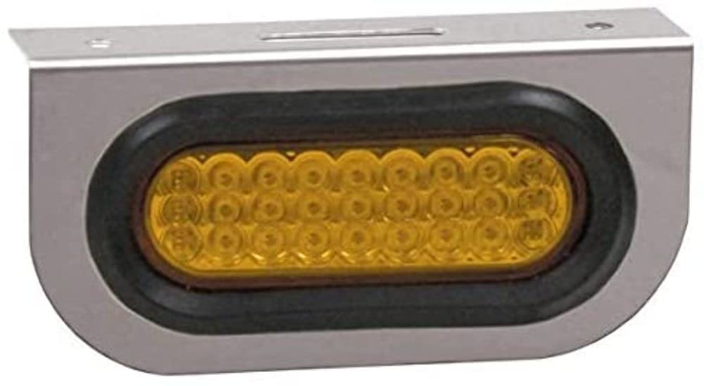 Single Oval Buyers Products LB1SS, Stainless Steel DOT Light Bracket