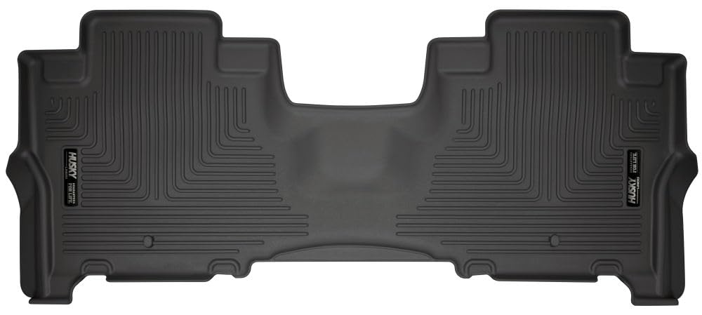 Weatherbeater Husky Liners Floor Mats | Fits 2018-2024 Lincoln Navigator | 2nd Row, 1-pc Black - 14331