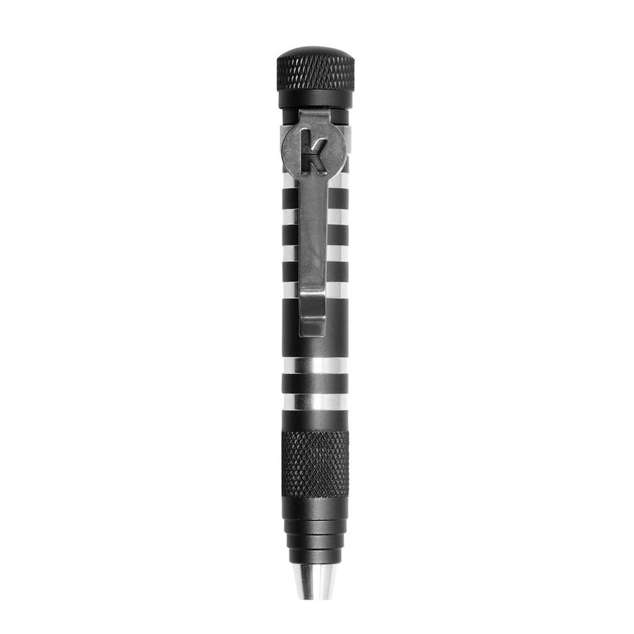 TX-Tool Kershaw (TXTOOL); 4.8 In. Single-Position Multifunction Magnetic Bit Driver; Includes T-6, T-8, T-10, #2 Phillips and Slotted Screwdriver Bit; 1.1 oz., Black