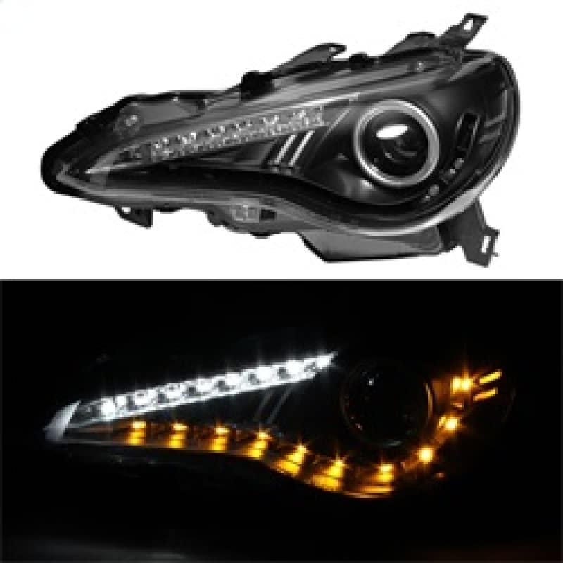 Auto Spyder 5075475 Projector Style Headlights Black/Clear