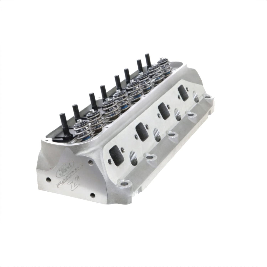 Assembled Ford Racing Cylinder Head, 2.050/1.600 in Valves, 208 cc Intake, 63 cc Chamber, Aluminum, Small Block Ford, Each