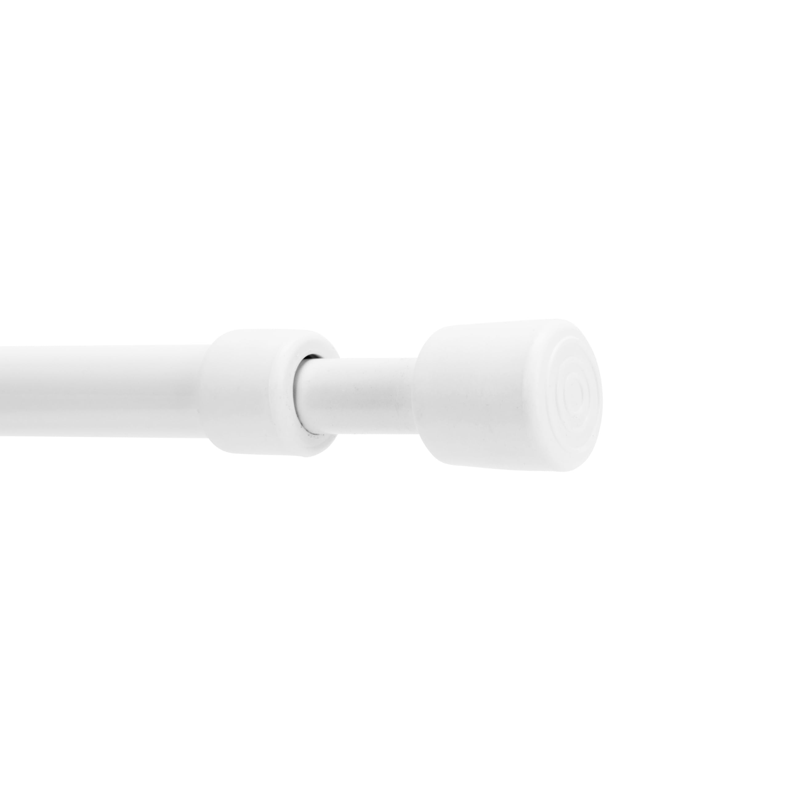 28" Camco RV Refrigerator Bar 44053 - Holds Food and Drinks in Place During Travel - Prevents Messy Spills - Spring Loaded and Extends Between 16" and 28" - 3 Pack - White (44074)