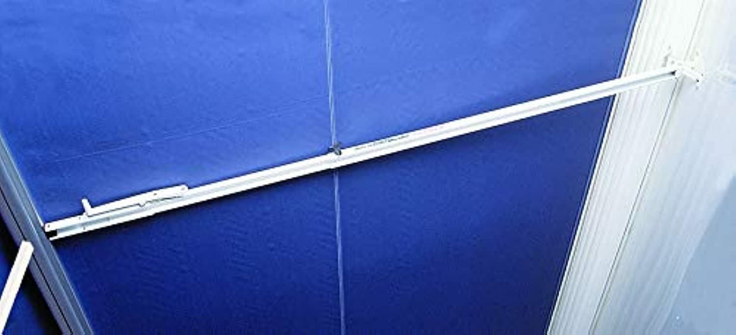 Rafter 6 Carefree 902865White with Automatic Awning and Ground Support