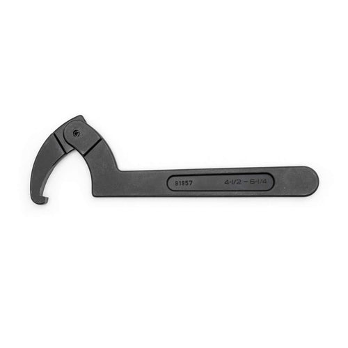 Adjustable GEARWRENCH Hook Black Oxide Spanner Wrench, 4-1/2" to 6-1/4" - 81857