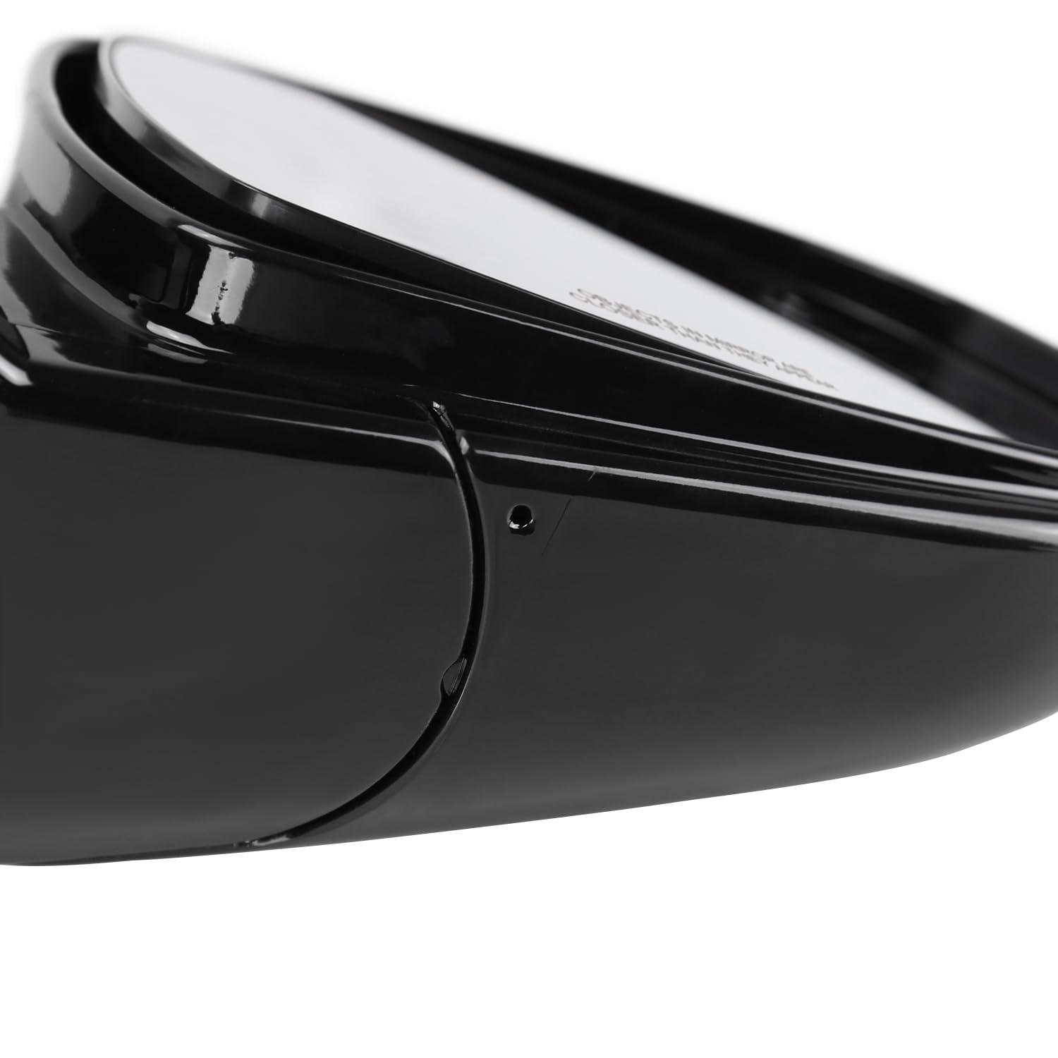 Right Side Spec-D Tuning Glossy Black Manual Side Mirrors Compatible with Chevrolet Chevy S10 1994-2001