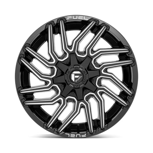 D773 TYPHOON FUEL OFF-ROAD 22X10, 6X135/5.5, 4.79, 18mm GLOSS BLACK MILLED - D77322009847