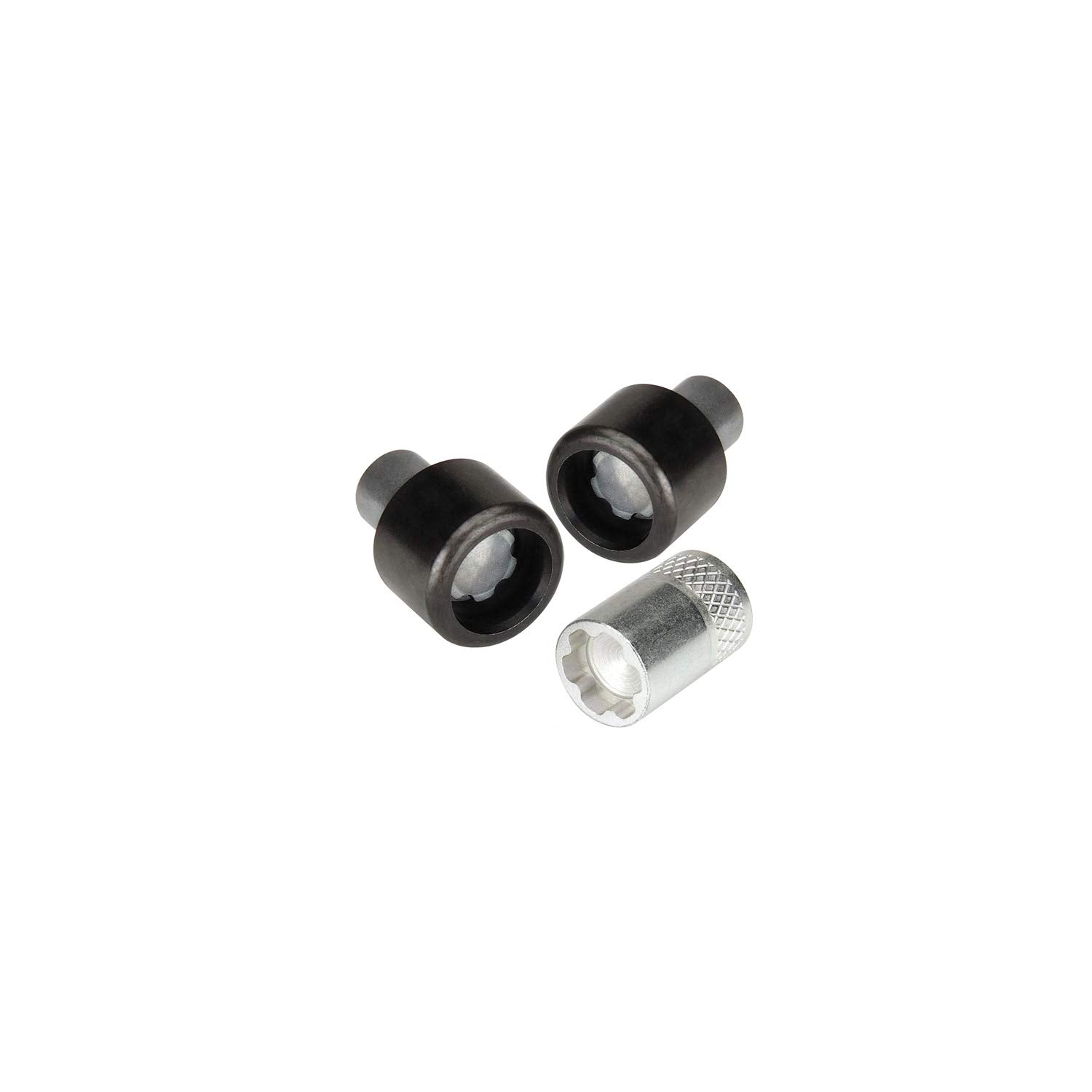 McGard 76057 2-Door Lock Set for Jeep Wrangler Black, (Set of 2), 2 Locks / 1 Key (M6 x 1.0 Thread Size)